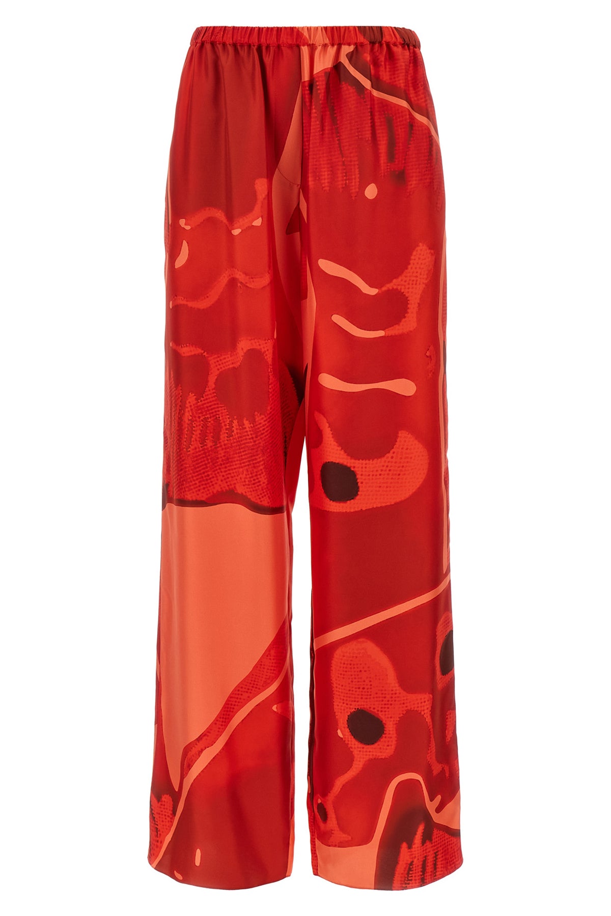 FERRAGAMO Palazzo Silk pants For Women 100% silk