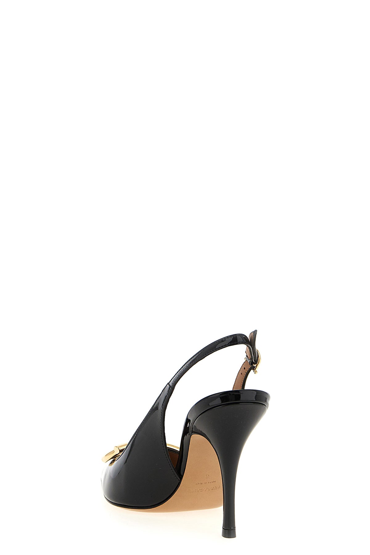 FERRAGAMO 'Sara' slingback For Women 100% calfskin leather (Bos Taurus)