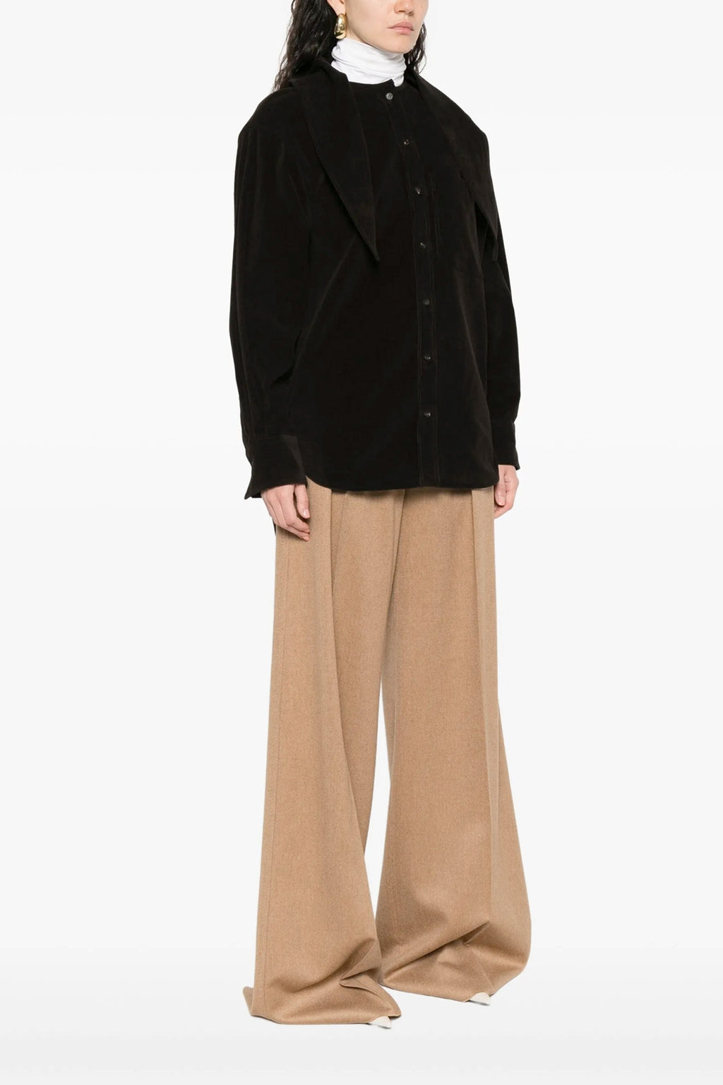 FERRAGAMO Velvet overshirt