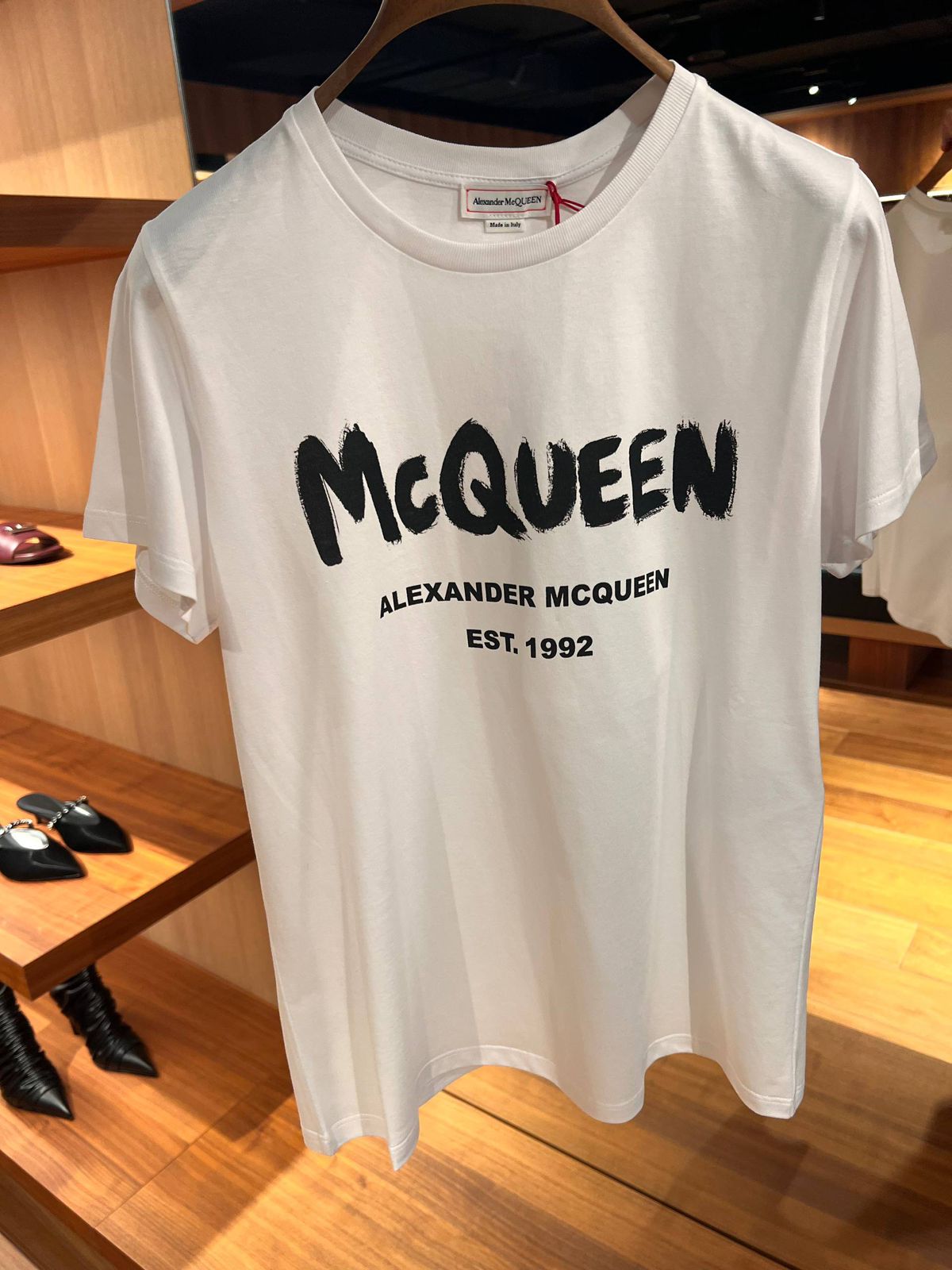 Alexander McQueen Brushstroke Logo T-Shirt