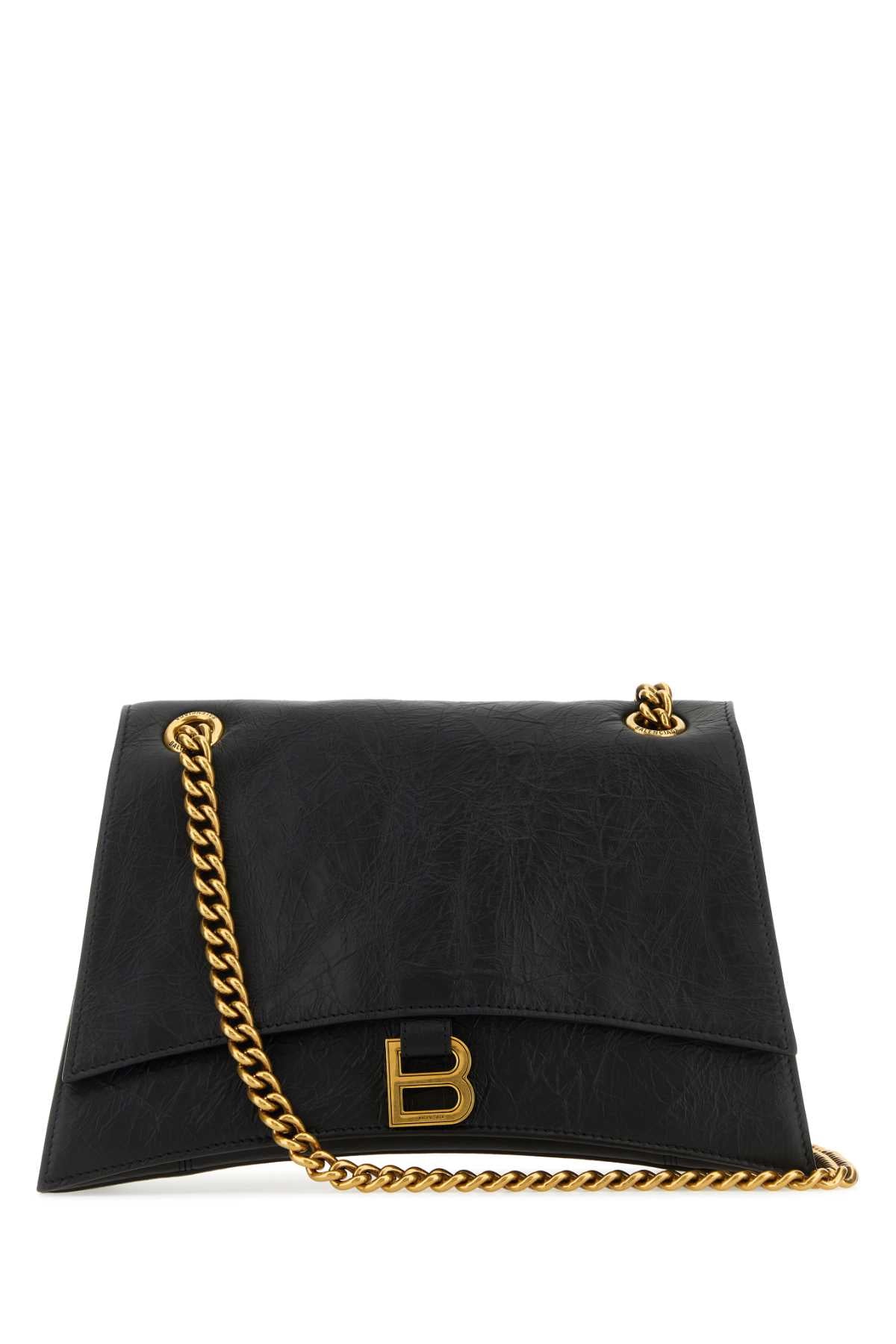 BALENCIAGA CRUSH CHAIN BAG M For Women Exterior: 100% Calf Lining: 100% Leather Finishing: Golden metal
