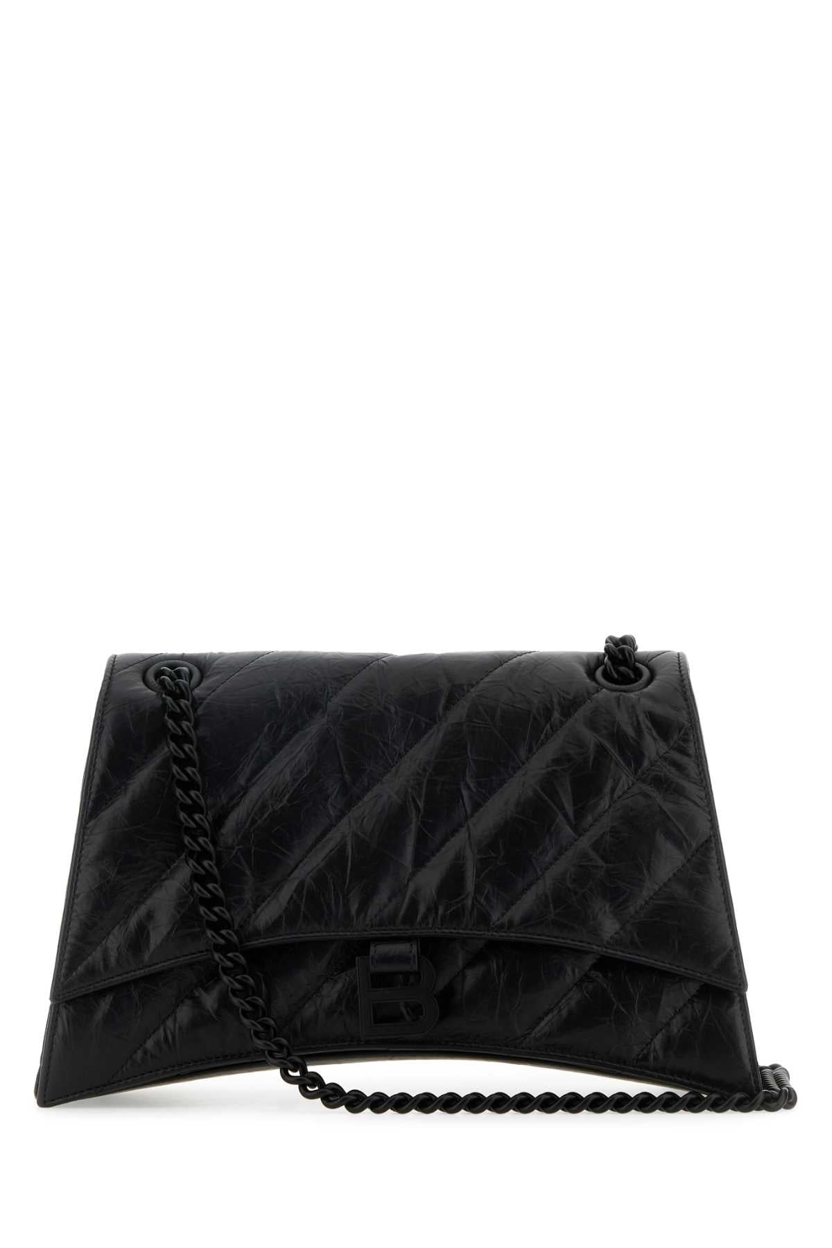 BALENCIAGA CRUSH CHAIN BAG M For Women Exterior: 100% Calf Lining: 100% Leather Finishing: Enameled metal