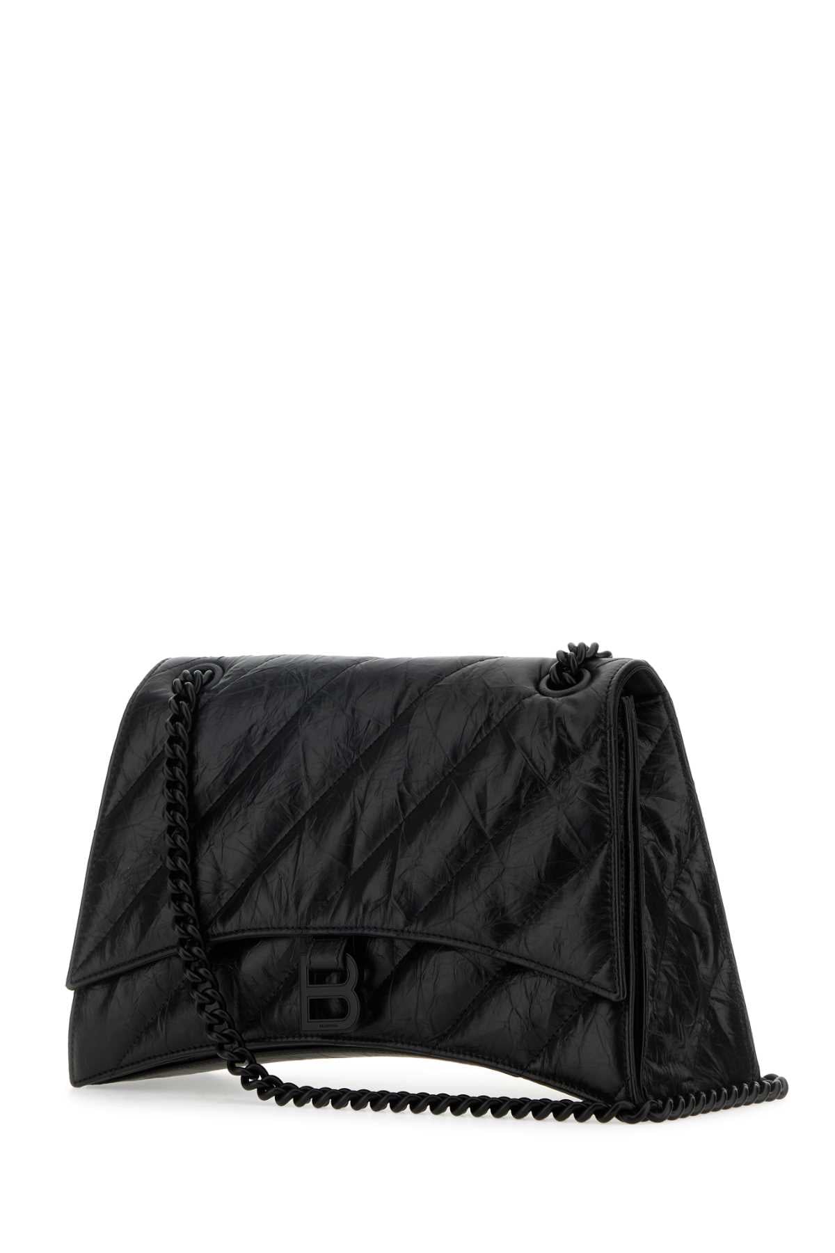 BALENCIAGA CRUSH CHAIN BAG M For Women Exterior: 100% Calf Lining: 100% Leather Finishing: Enameled metal