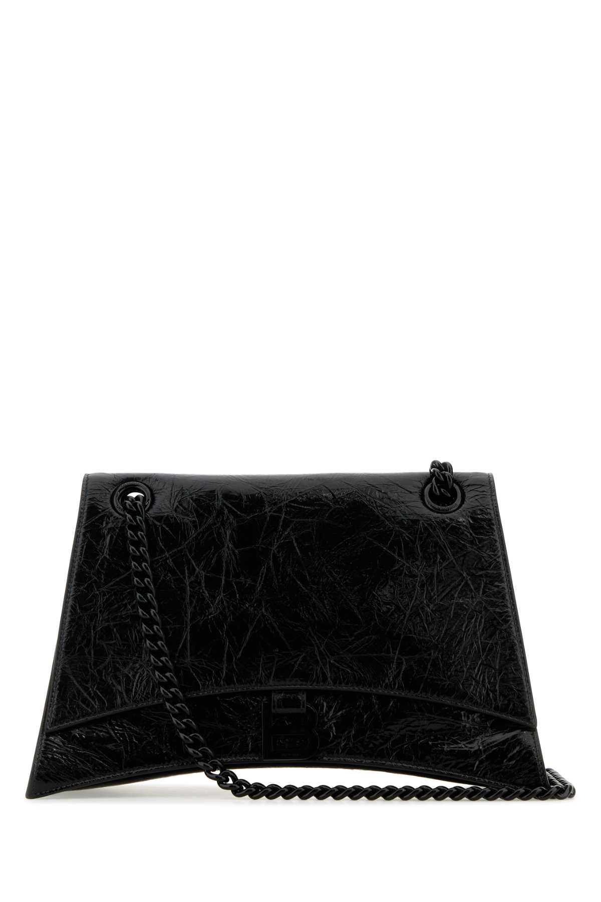 BALENCIAGA CRUSH CHAIN BAG M For Women Exterior: 100% Calf Lining: 100% Leather Finishing: Enameled metal