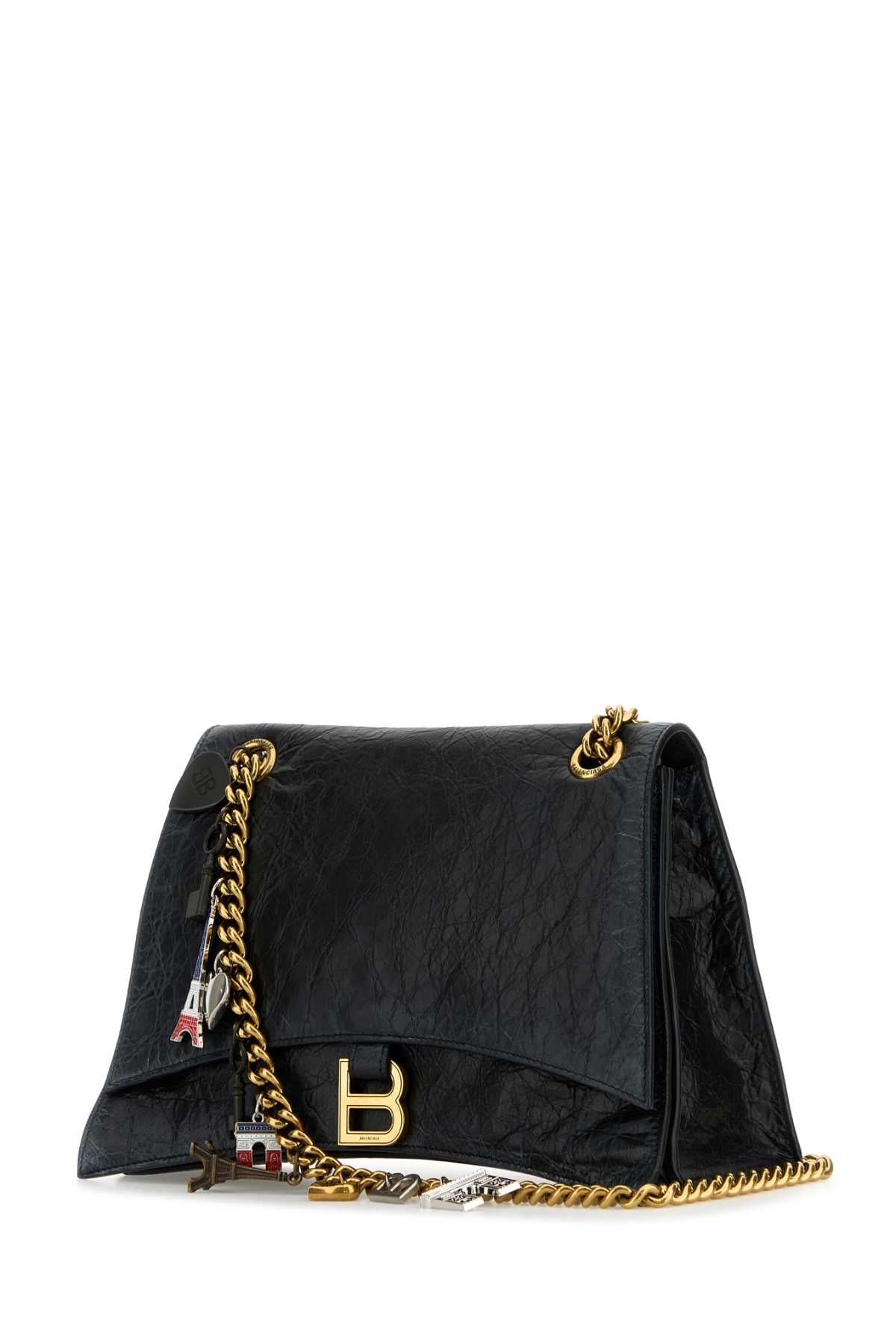 BALENCIAGA CRUSH CHAIN BAG M For Women Exterior: 100% Calf Lining: 100% Leather