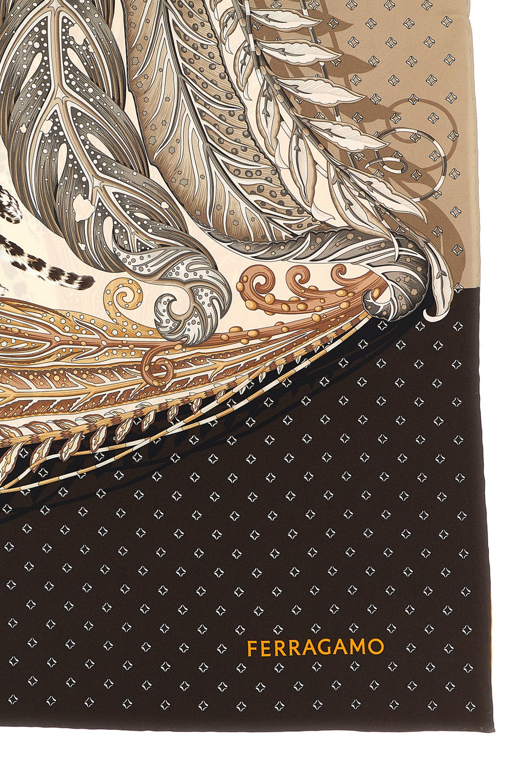 FERRAGAMO 'Madras' print scarf For Women 100% silk