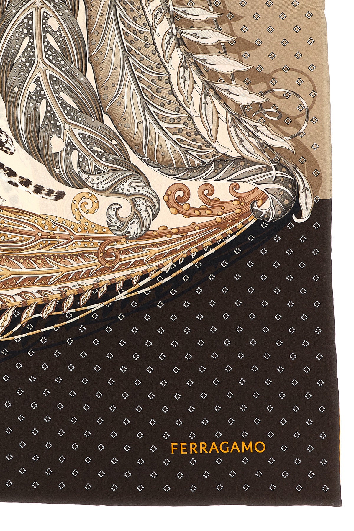FERRAGAMO 'Madras' print scarf For Women 100% silk