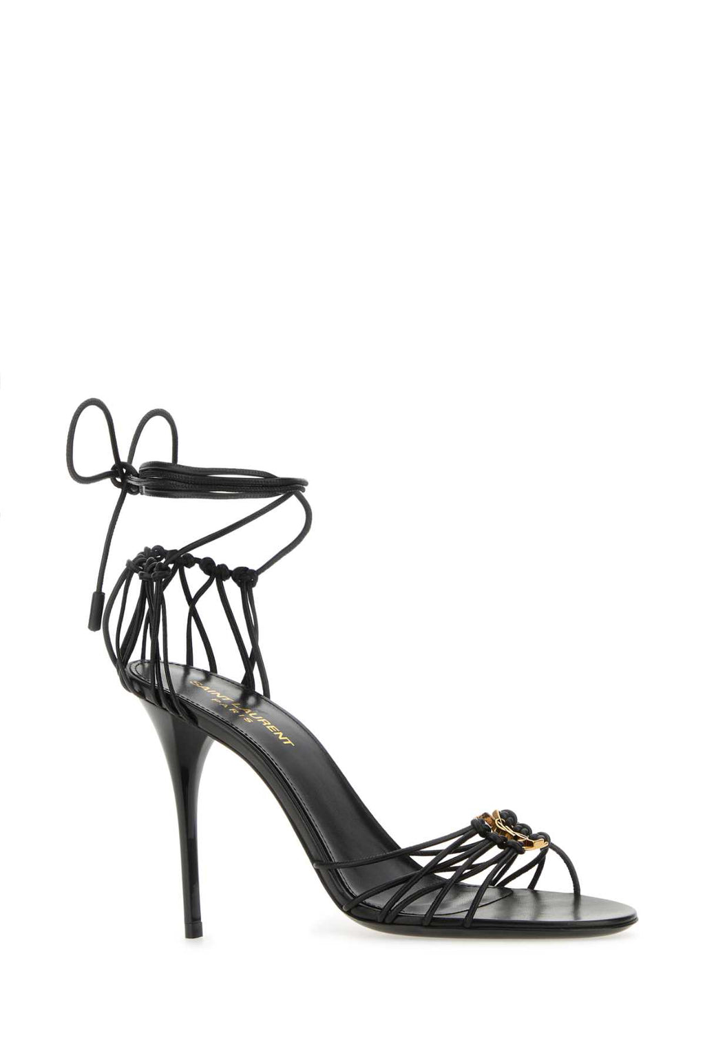 SAINT LAURENT BABYLONE 90 SAN For Women Exterior: 100% Lamb leather Interior: 100% Fabric Sole. Leather