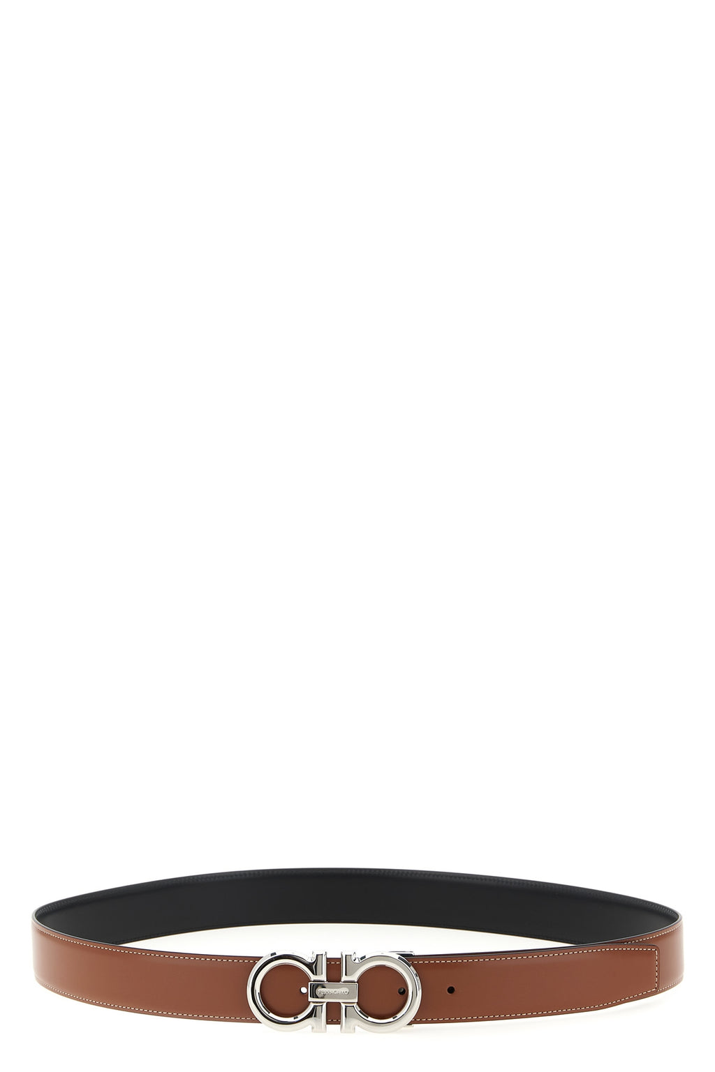 FERRAGAMO 'Gancini' reversible belt For Men 100% calfskin leather (Bos Taurus)