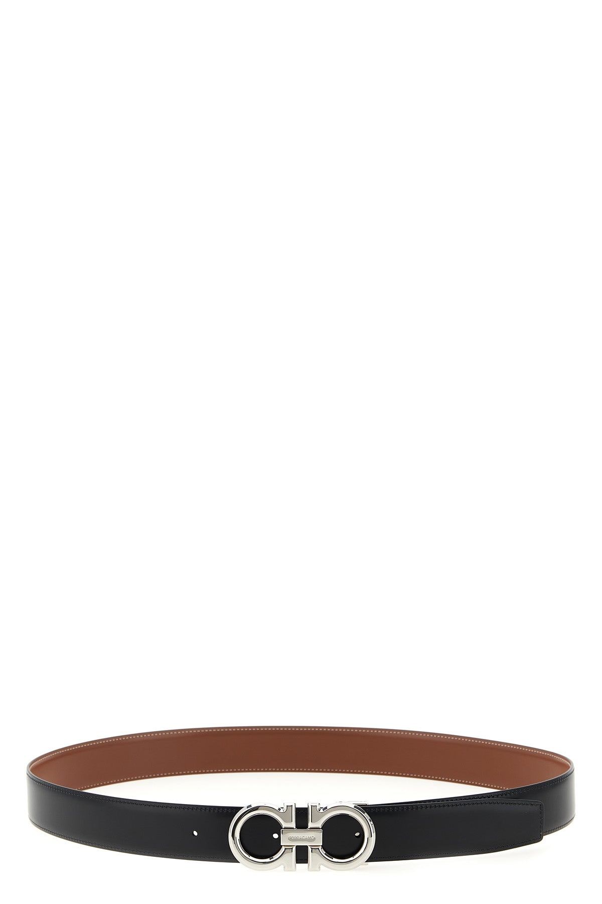 FERRAGAMO 'Gancini' reversible belt For Men 100% calfskin leather (Bos Taurus)