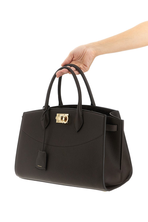 FERRAGAMO 'New Ferragamo Studio Soft (L)' handbag For Women 100% calfskin leather (Bos Taurus)