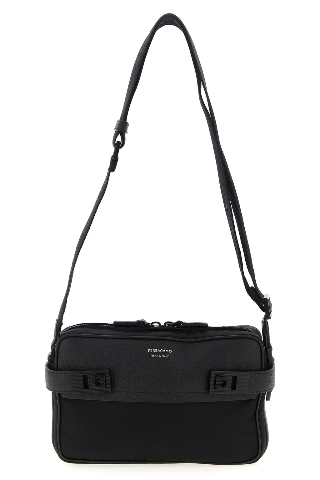 FERRAGAMO 'Twins Nylon' crossbody bag For Men 80% fabric, 20% calf leather
