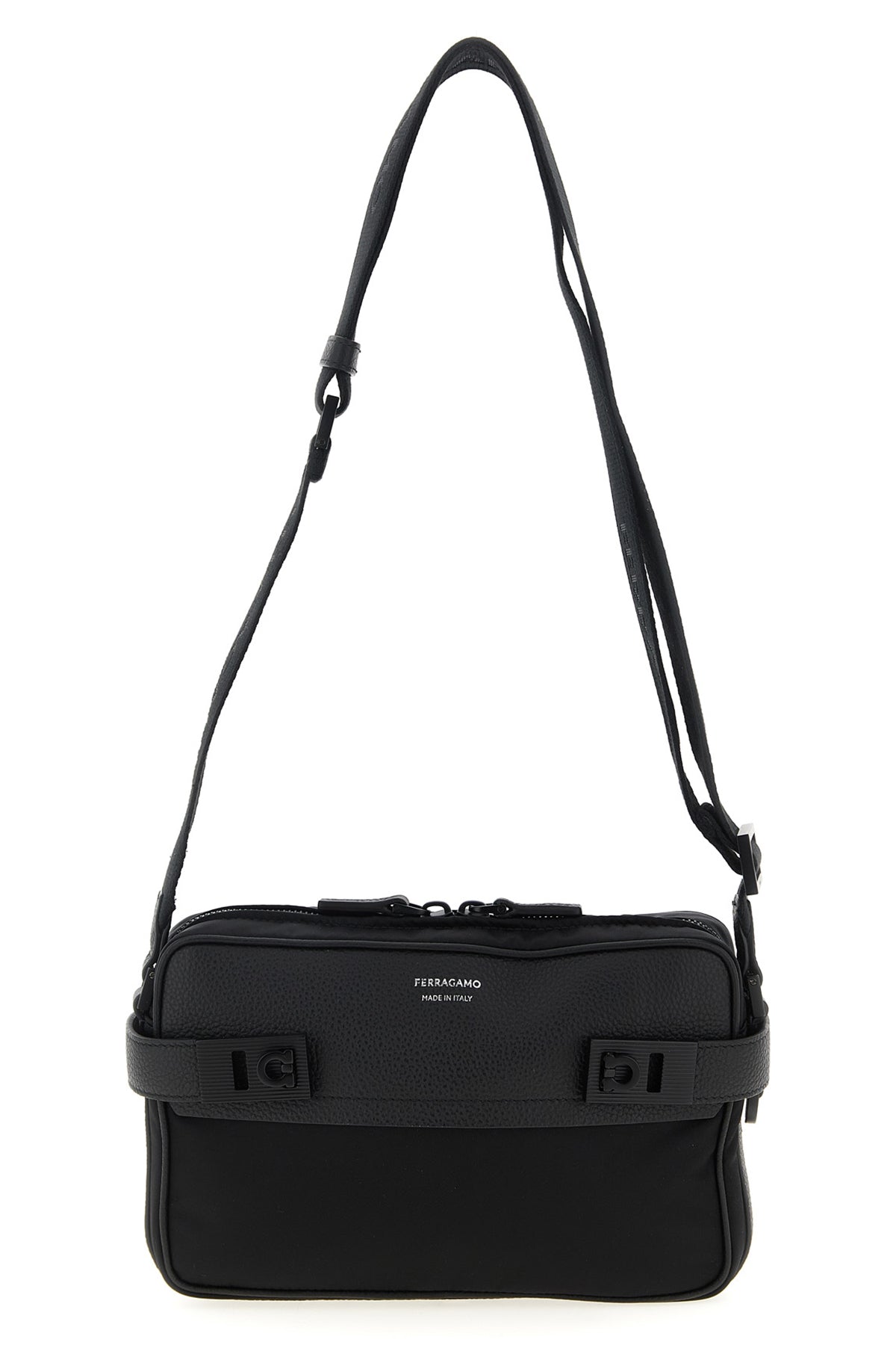 FERRAGAMO 'Twins Nylon' crossbody bag For Men 80% fabric, 20% calf leather