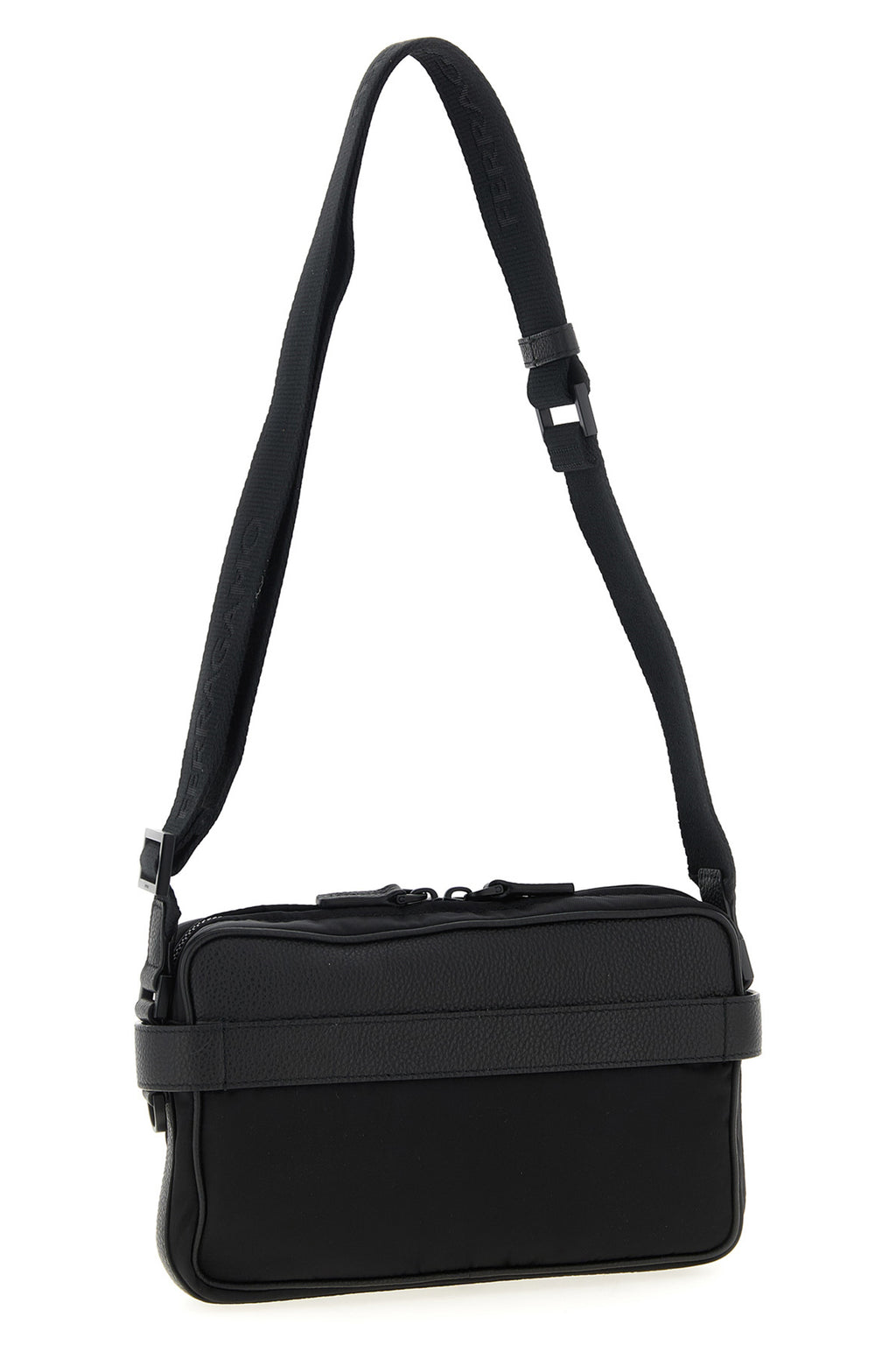 FERRAGAMO 'Twins Nylon' crossbody bag For Men 80% fabric, 20% calf leather