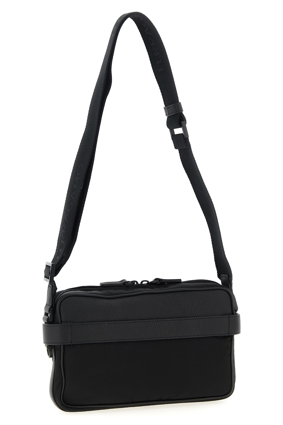 FERRAGAMO 'Twins Nylon' crossbody bag For Men 80% fabric, 20% calf leather