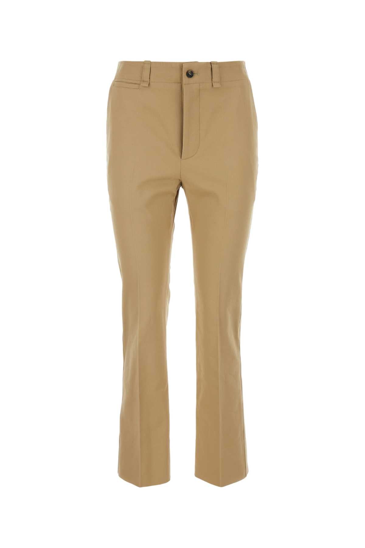SAINT LAURENT pantalon DRILL DE COTON LEGER For Women Exterior: 100% Cotton