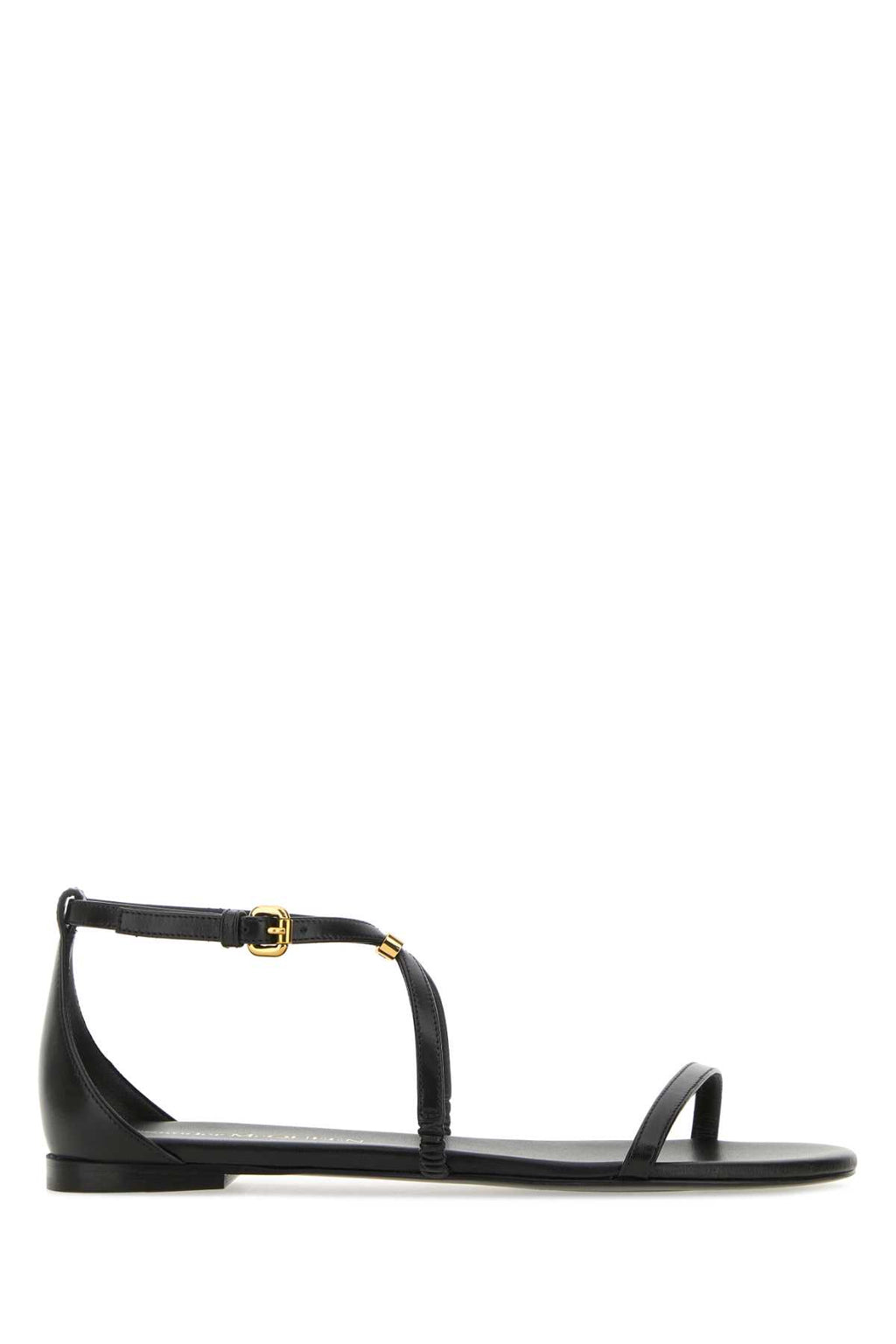 ALEXANDER MCQUEEN SANDALI For Women Exterior: 100% Leather Interior: 100% Leather Sole: Leather and Rubber