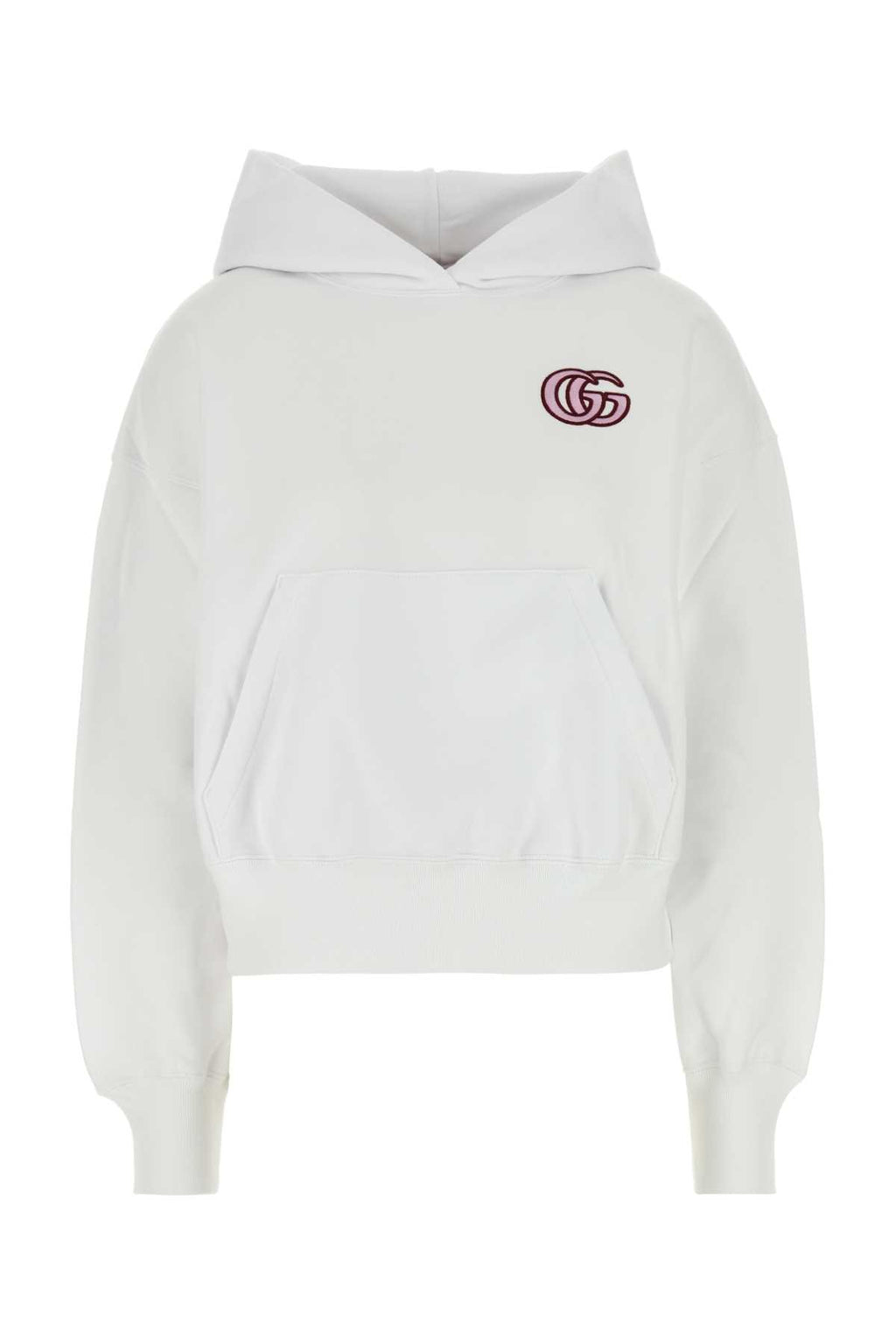 GUCCI L/S HOODIE BOXY For Women Exterior: 100% Cotton