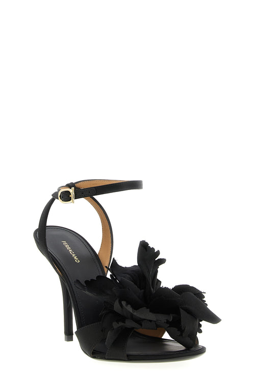FERRAGAMO 'Ghilly' sandals For Women 67% viscose, 33% silk