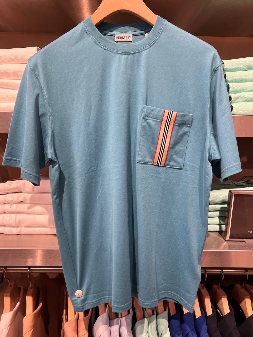 Icon Stripe Detail Cotton T-shirt