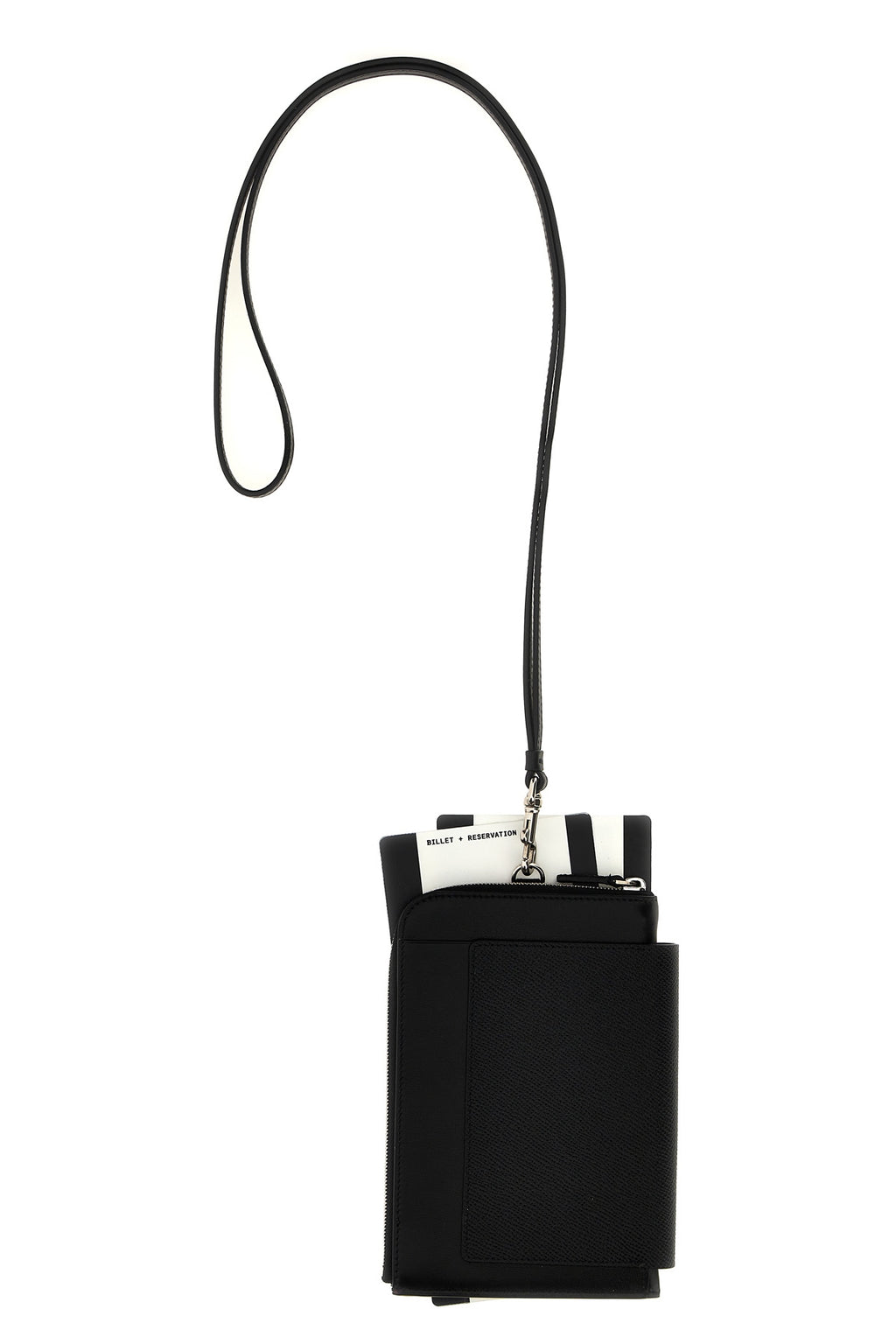 BALENCIAGA 'Passport' cell phone case For Women 100% calfskin leather (Bos Taurus)