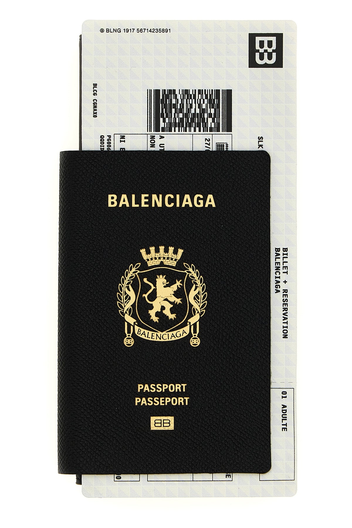 BALENCIAGA 'Passport Lungo 1 Biglietto' wallet For Men 70% lh 15% ce 15% pu