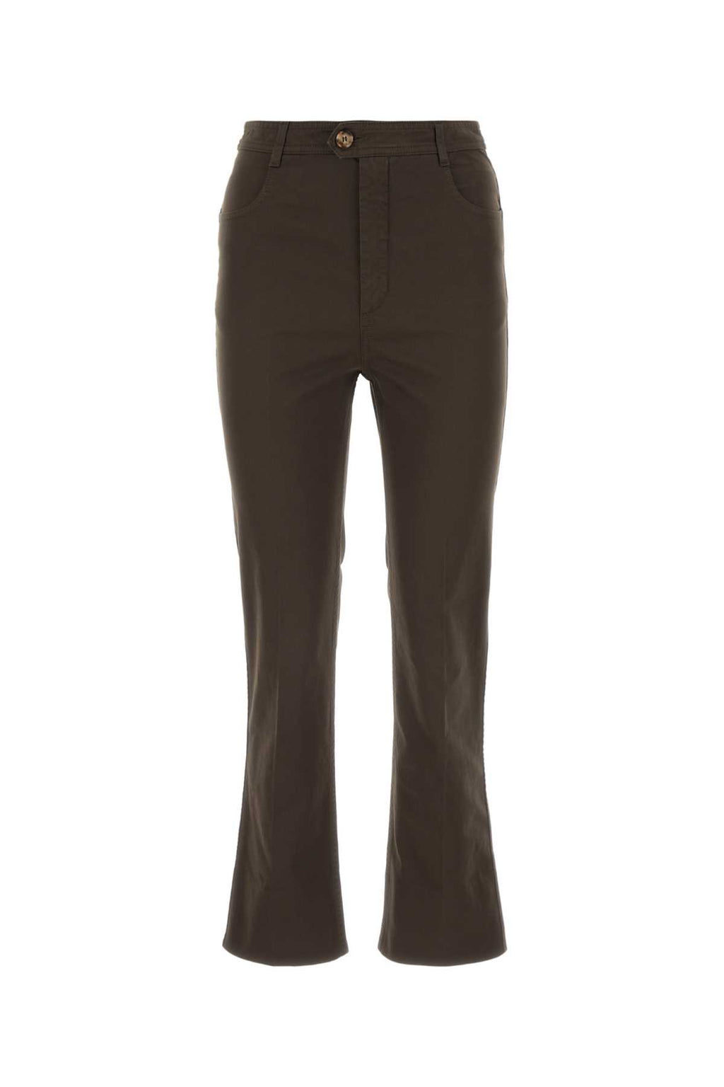 SAINT LAURENT STRAIGHT SUMMER PANT POWEL / P For Women Exterior: 100% Cotton