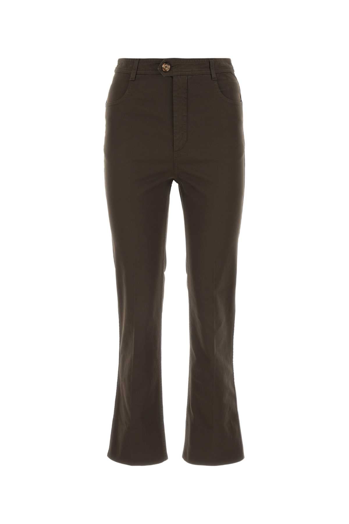 SAINT LAURENT STRAIGHT SUMMER PANT POWEL / P For Women Exterior: 100% Cotton