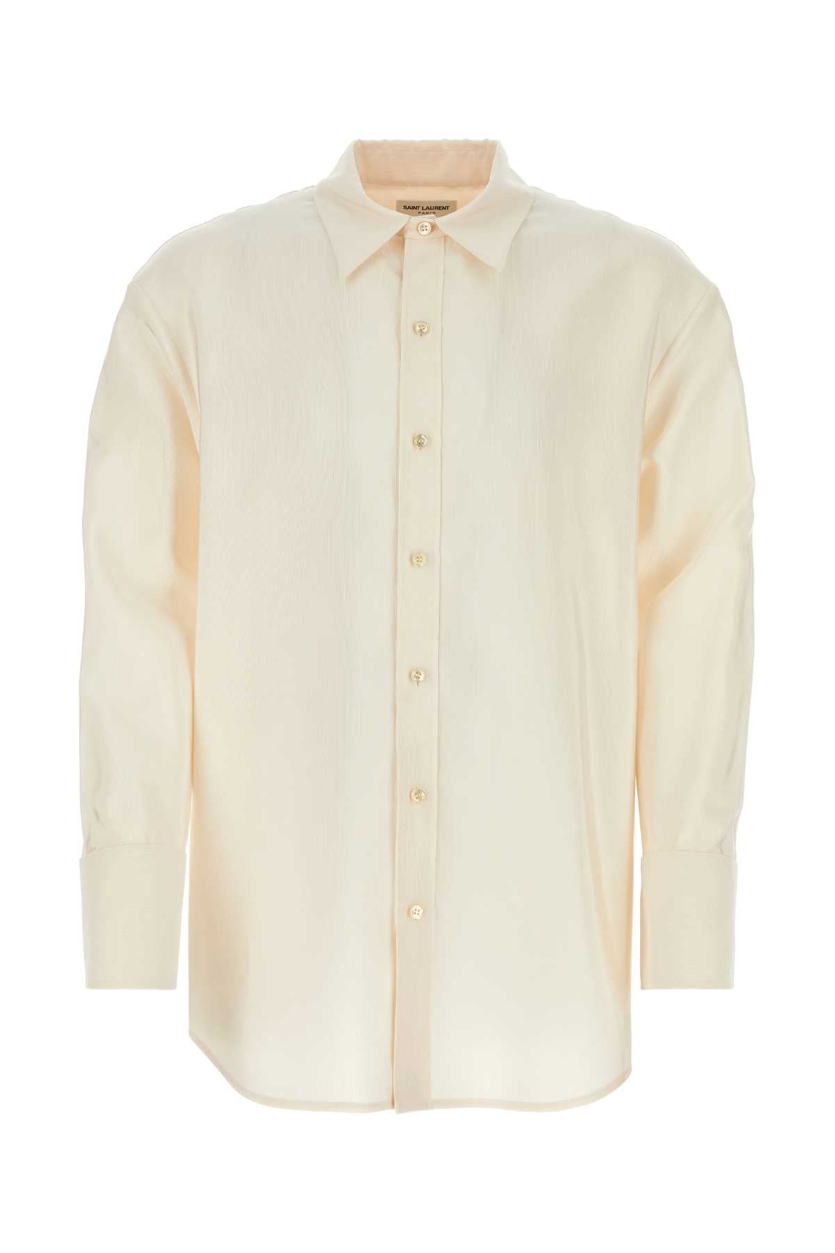 SAINT LAURENT CAMICIA For Men Exterior: 53% Acetate 47% Wool