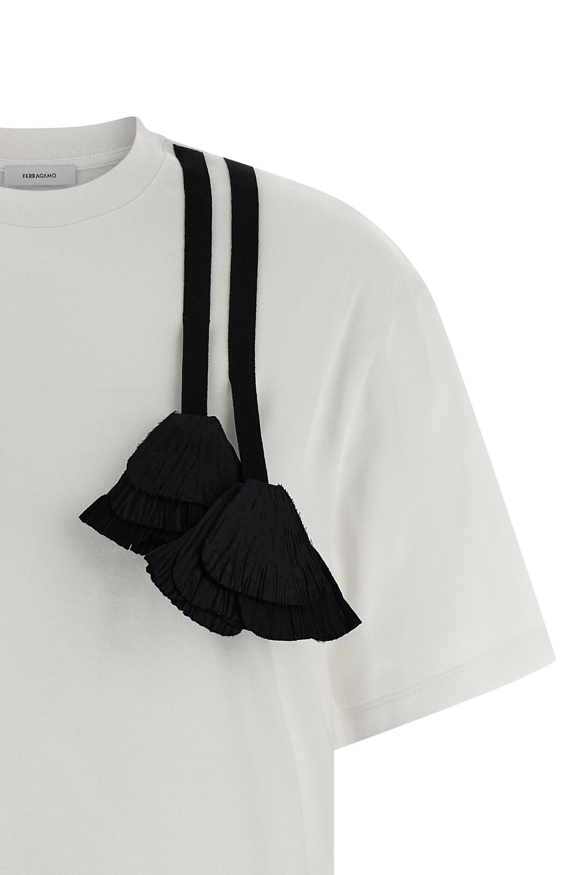 FERRAGAMO Floral insert t-shirt