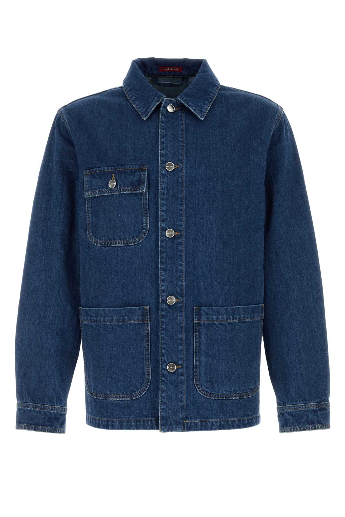 GUCCI JACKET For Men Exterior: 98% Cotton 2% Other fibers