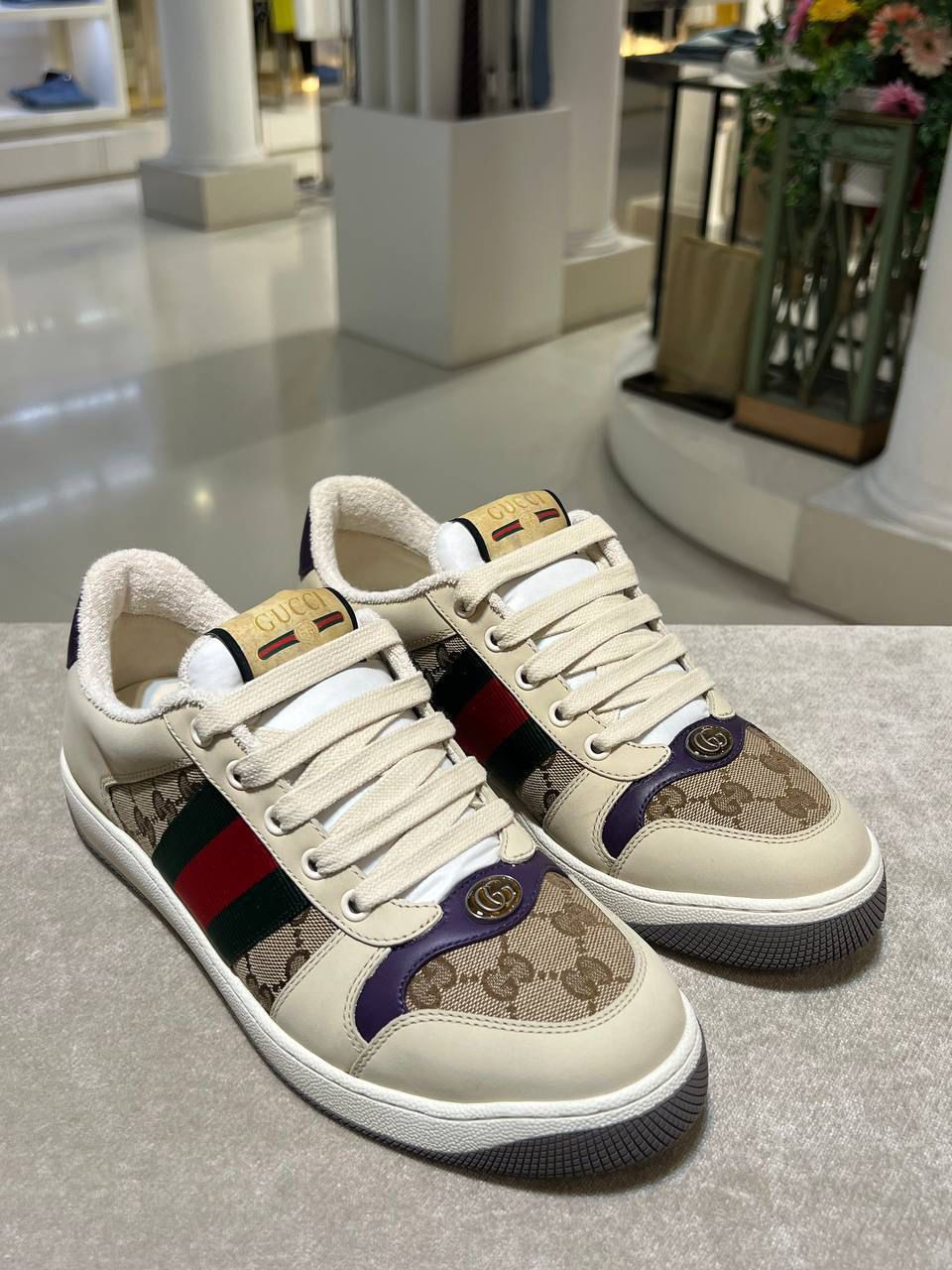 Men's Screener Leather Low-Top Sneaker