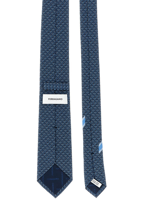 FERRAGAMO 'Biella' tie For Men 100% silk