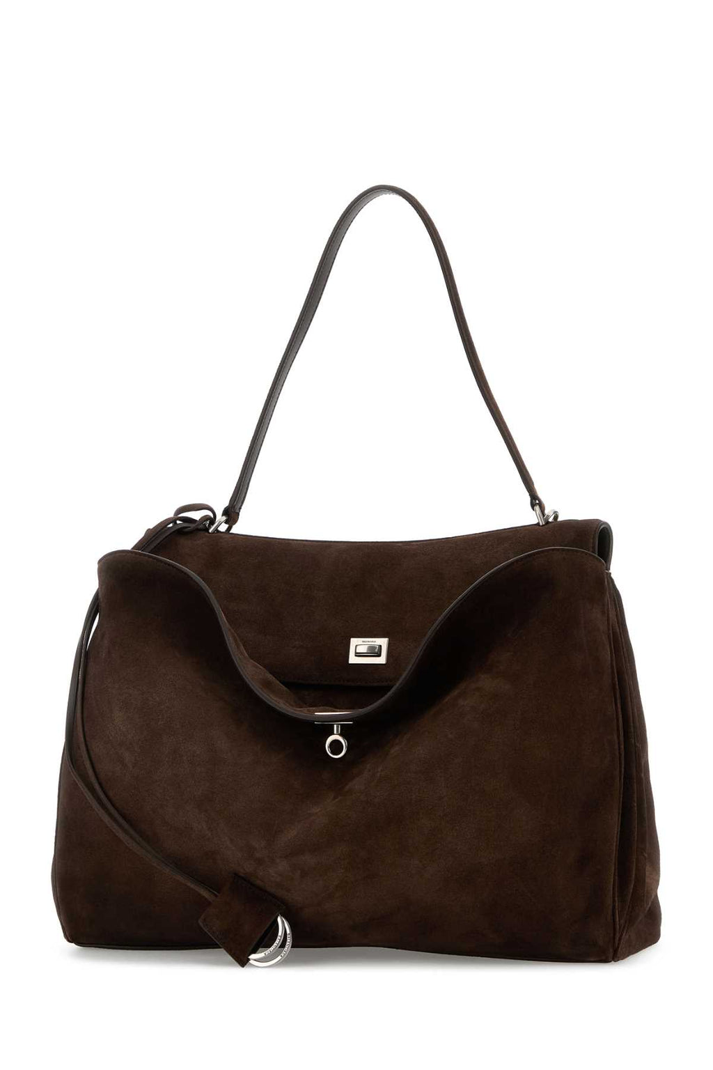 BALENCIAGA RODEO TOP HANDLE L For Men Exterior: 100% Suede Lining: 100% Leather Finishing: Silver metal