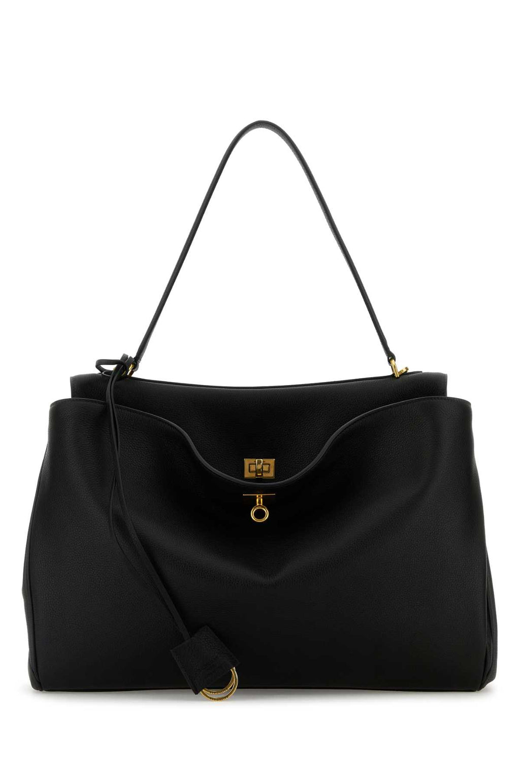 BALENCIAGA RODEO TOP HANDLE L For Women Exterior: 100% Leather Lining: 100% Leather Finishing: Antiqued golden metal
