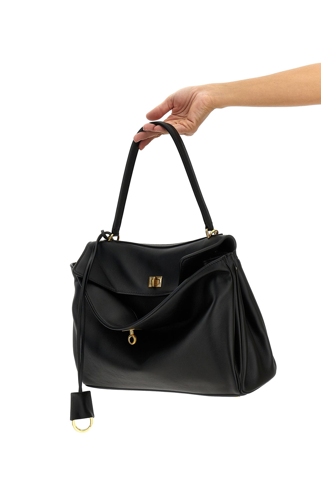 BALENCIAGA 'Rodeo' medium handbag For Women 100% calfskin leather (Bos Taurus)