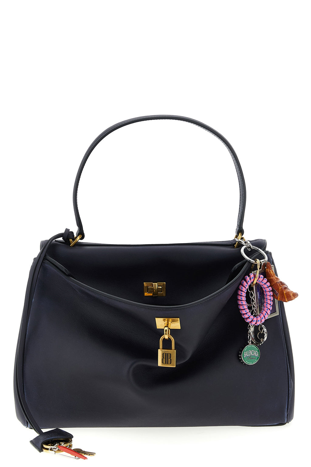 BALENCIAGA 'Rodeo' medium handbag For Women 50% calf leather 50% laiton