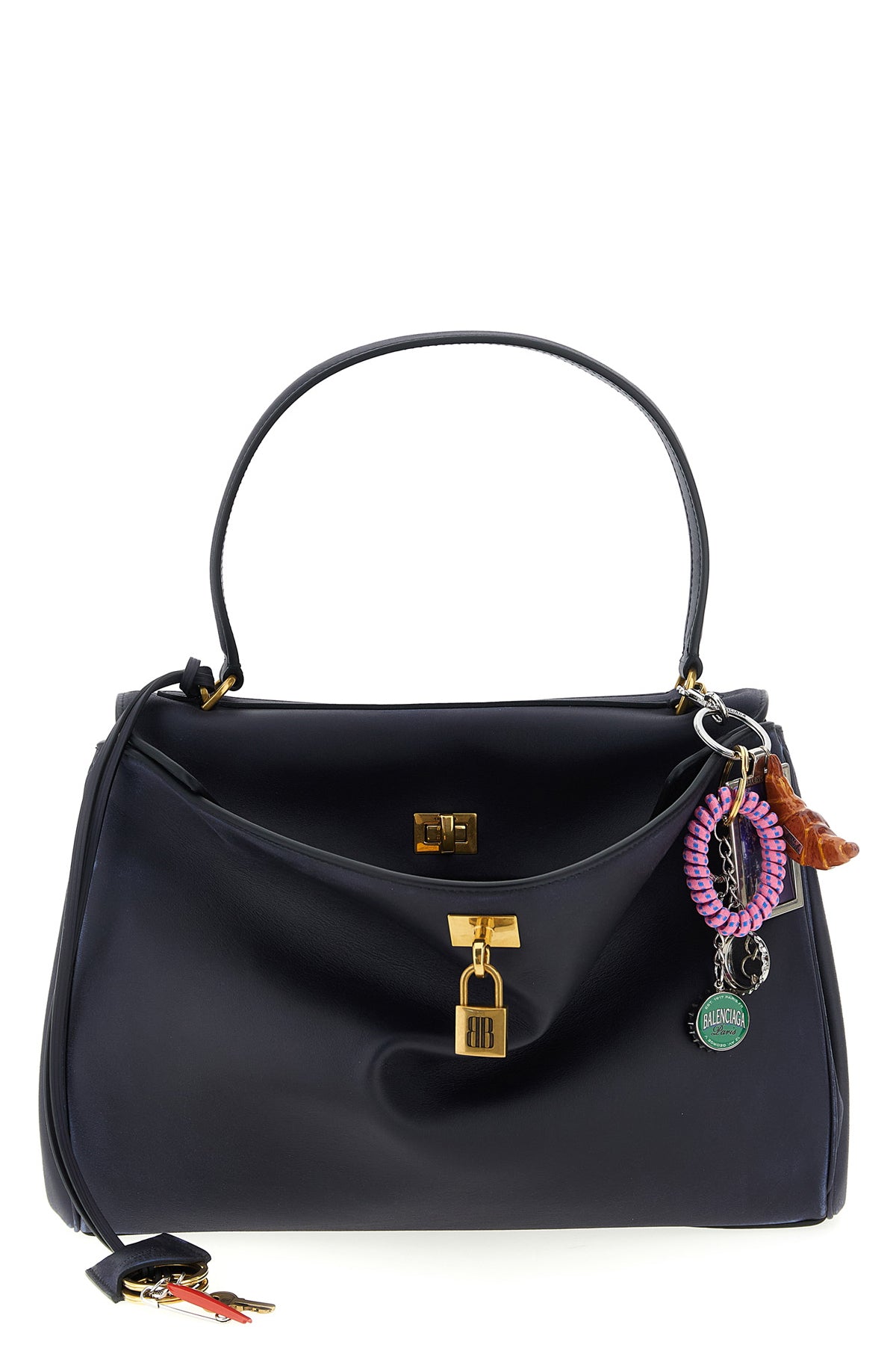 BALENCIAGA 'Rodeo' medium handbag For Women 50% calf leather 50% laiton