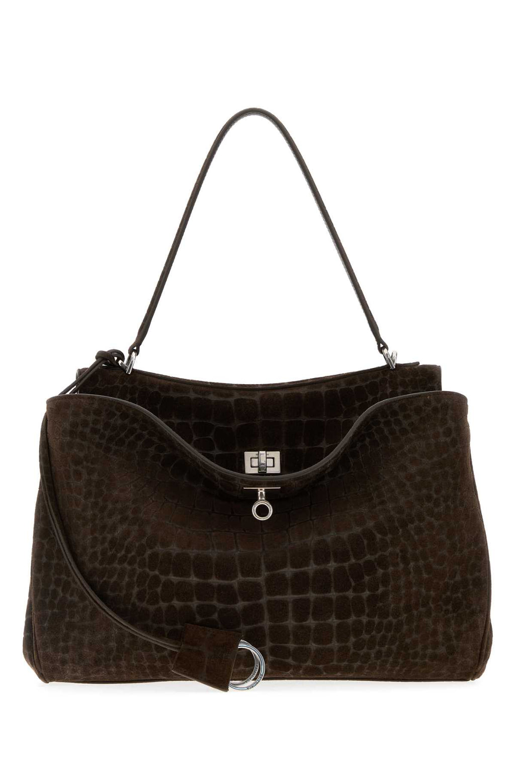 BALENCIAGA RODEO TOP HANDLE M For Women Exterior: 100% Leather Lining: 100% Leather Finishing: Silver metal
