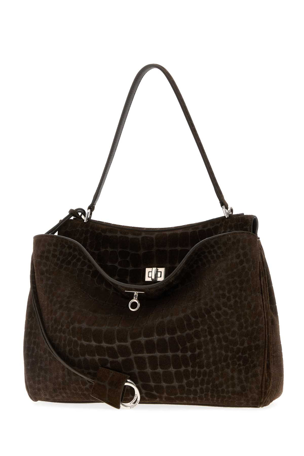 BALENCIAGA RODEO TOP HANDLE M For Women Exterior: 100% Leather Lining: 100% Leather Finishing: Silver metal
