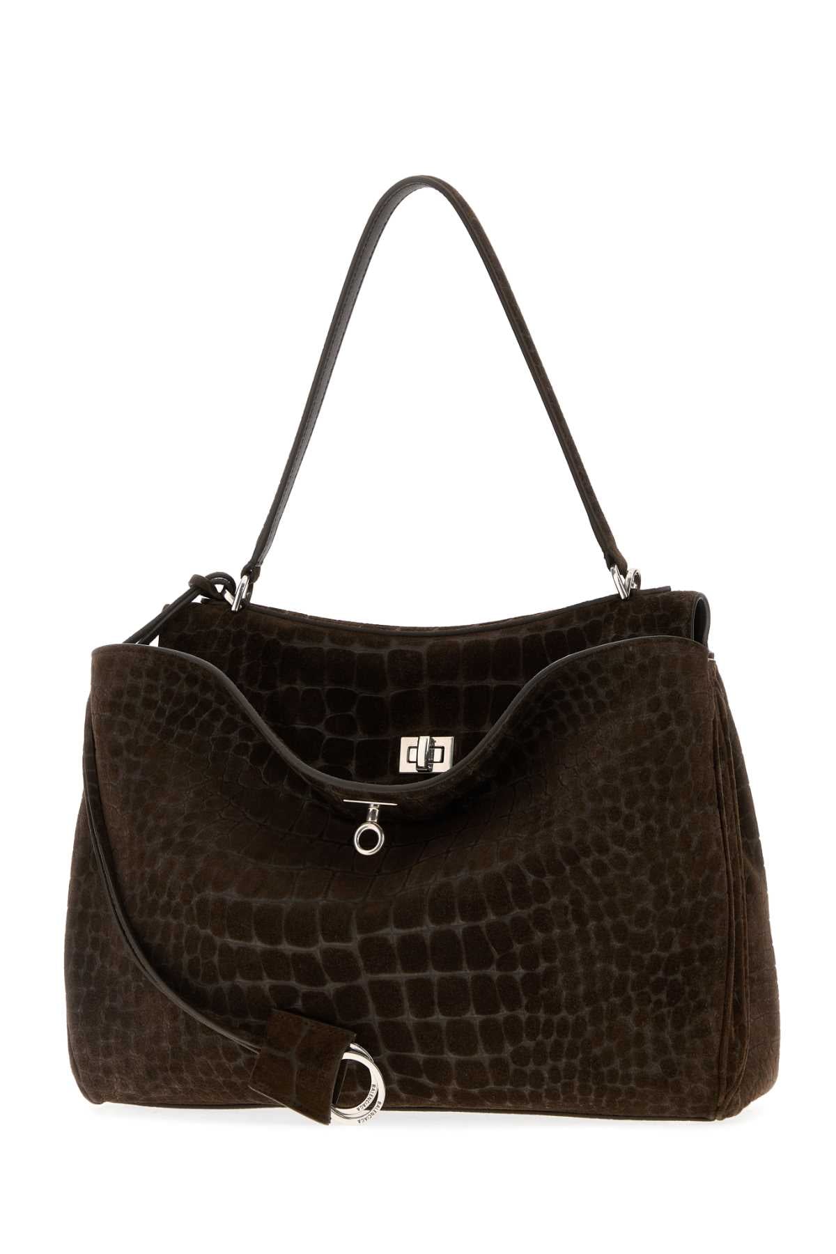 BALENCIAGA RODEO TOP HANDLE M For Women Exterior: 100% Leather Lining: 100% Leather Finishing: Silver metal