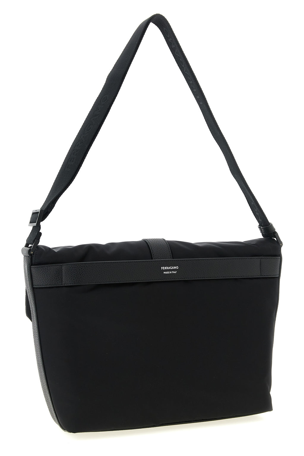 FERRAGAMO 'Twins' crossbody bag For Men 70% fabric 30% calf leather