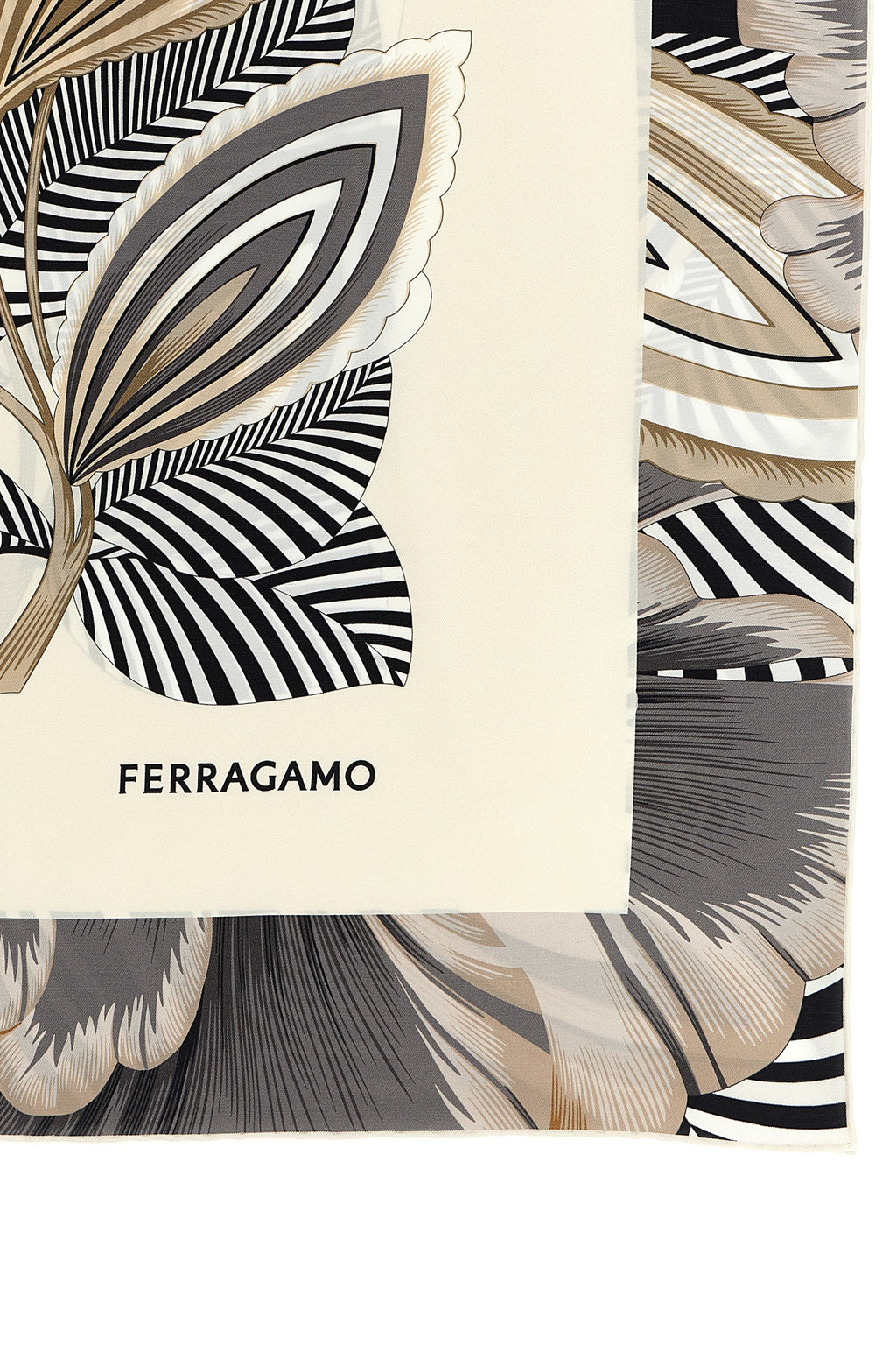 FERRAGAMO 'Brezza' print scarf For Women 100% silk