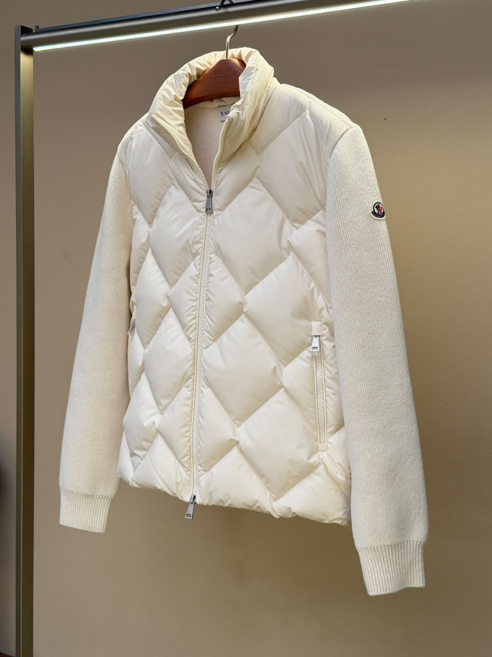 Quilted Knit Cardigan