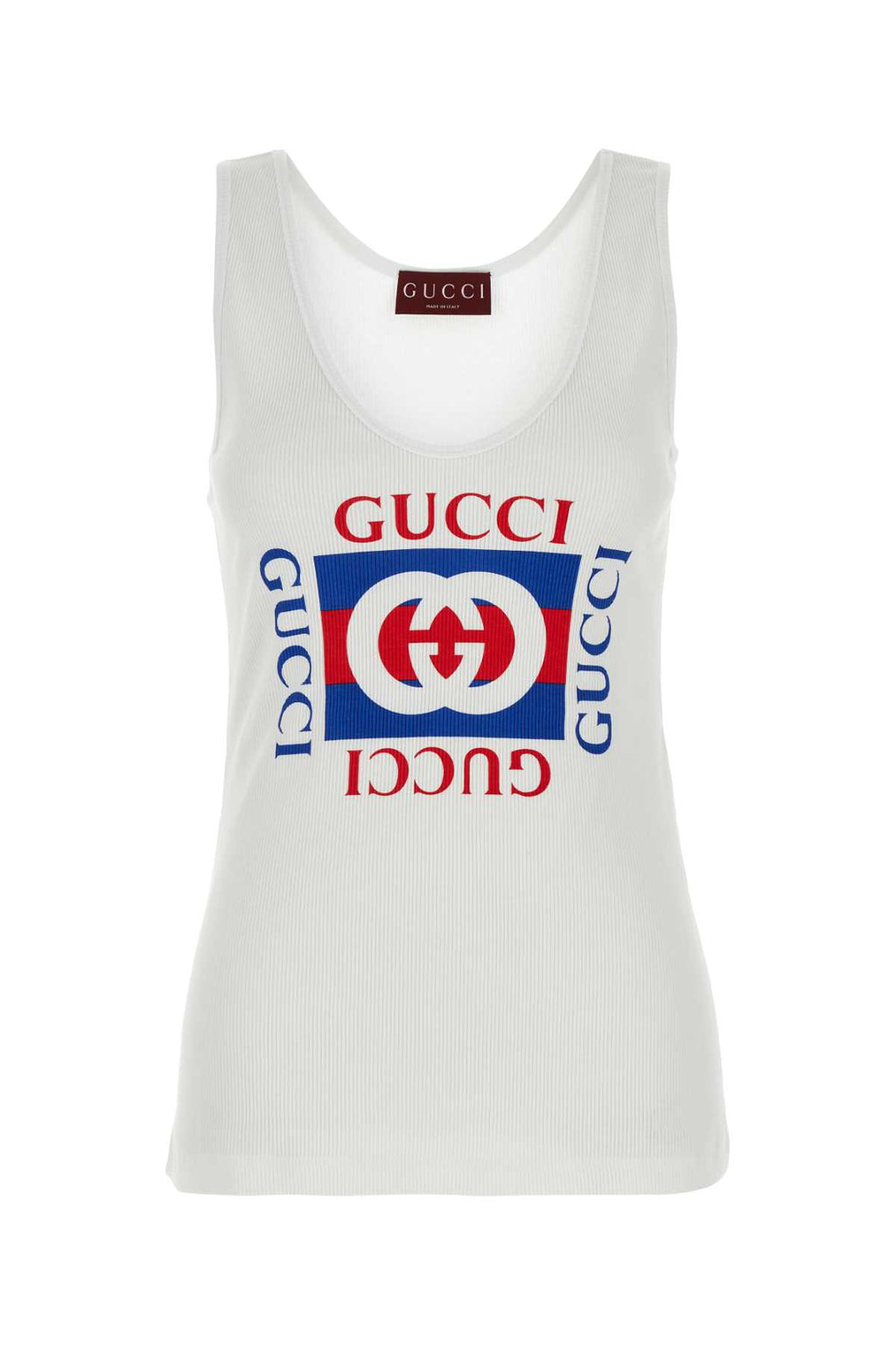 GUCCI T-SHIRT SUMMER RESORT For Women Exterior: 100% Cotton