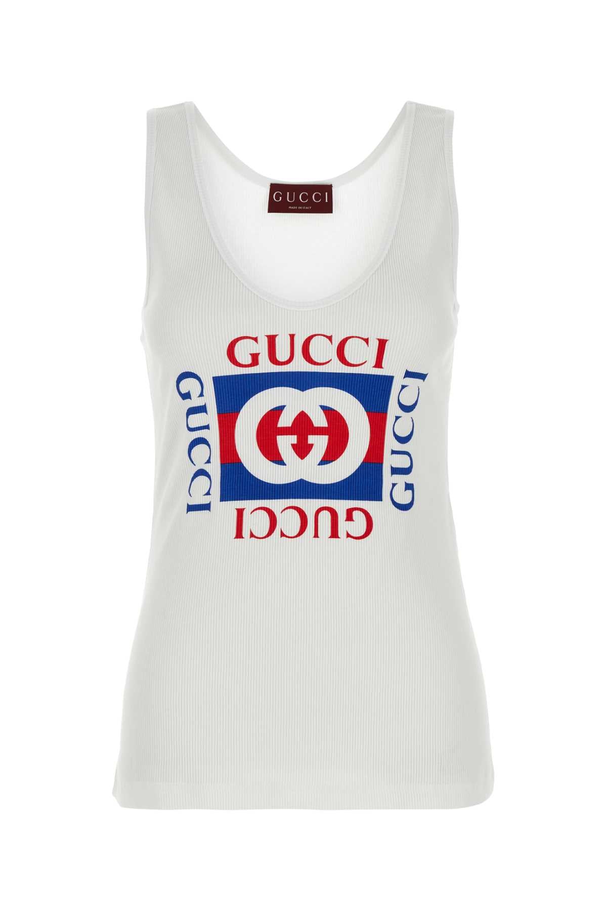 GUCCI T-SHIRT SUMMER RESORT For Women Exterior: 100% Cotton