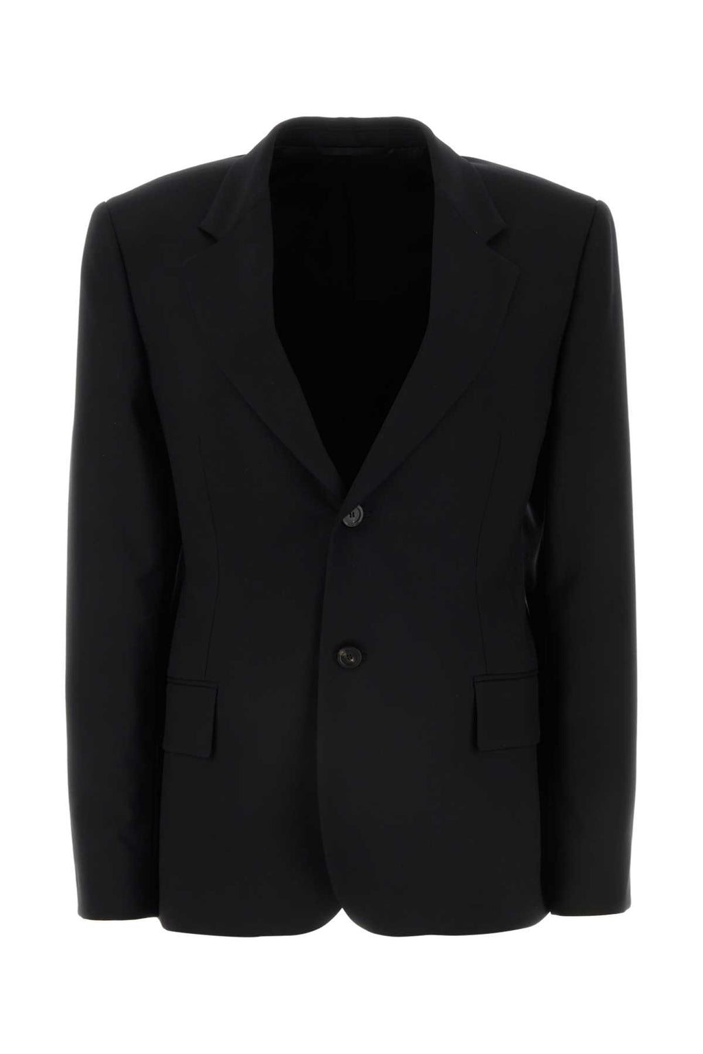 BALENCIAGA WAISTED SB JACKET For Women Exterior: 100% Wool Lining: 100% Cotton