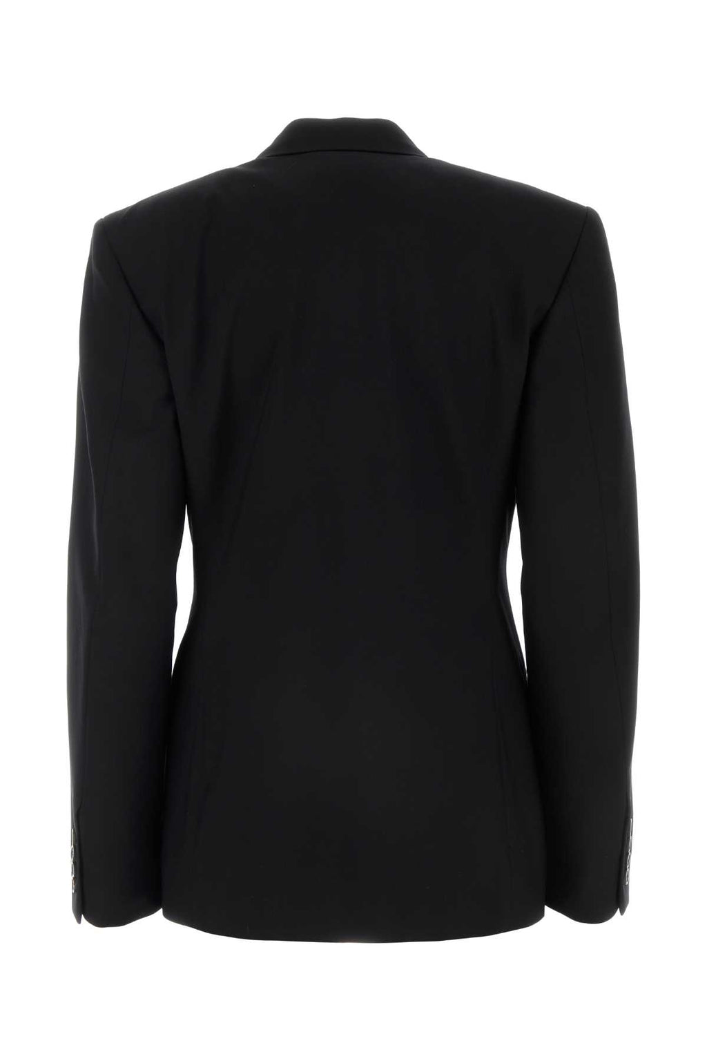 BALENCIAGA WAISTED SB JACKET For Women Exterior: 100% Wool Lining: 100% Cotton