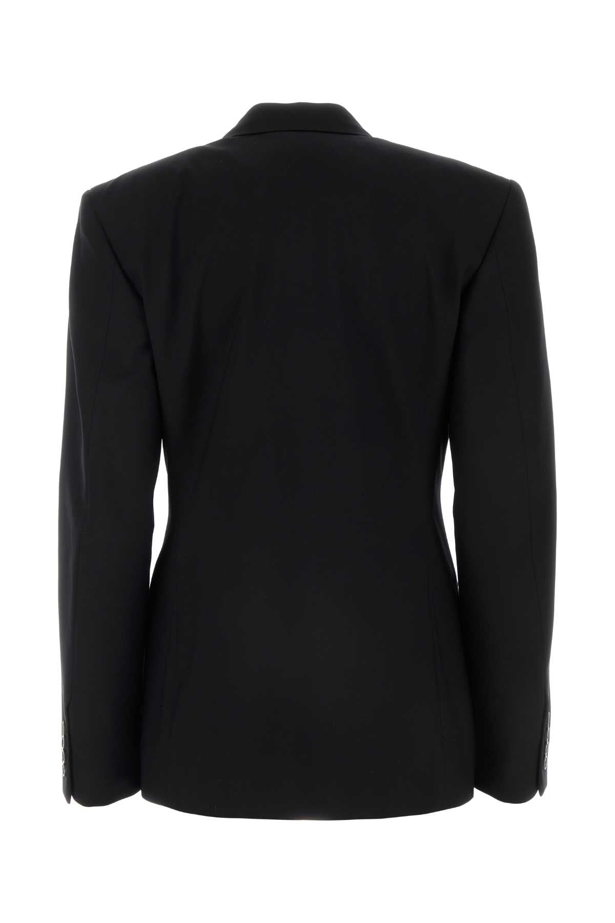 BALENCIAGA WAISTED SB JACKET For Women Exterior: 100% Wool Lining: 100% Cotton