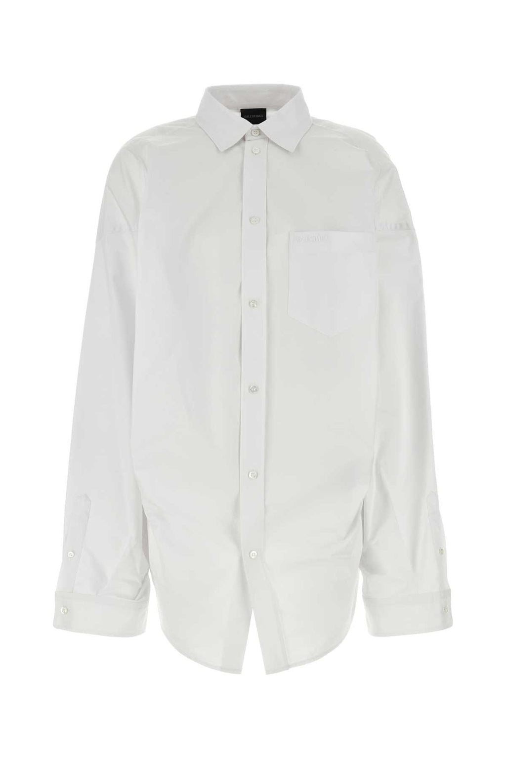 BALENCIAGA ASYMMETRIC SHIRT For Women Exterior: 100% Cotton